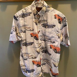 Casual shirt with classic cars
